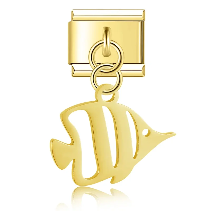 Fisch Anhänger Gold