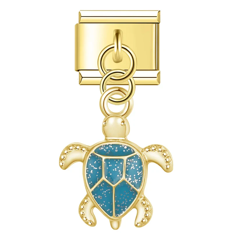 Schildkröte Anhänger Gold