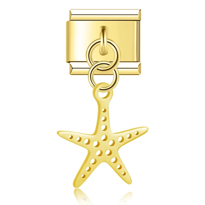 Seestern Anhänger Gold